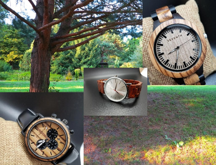 Intermediate seasons scream for brown and a wooden watch is the perfect choice