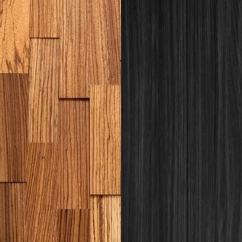 Wood: Zebra + Ebony